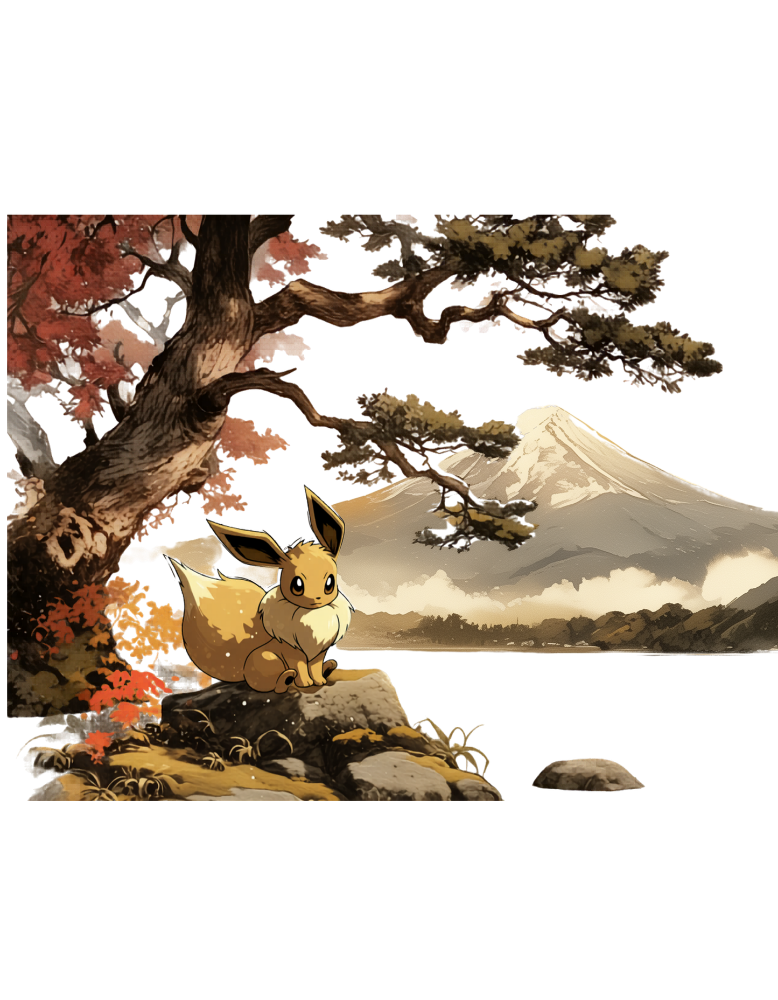 Japanese Eeveelution Collection T-Shirt