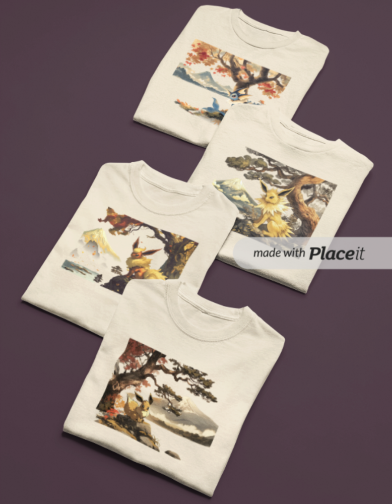 Japanese Eeveelution Collection T-Shirt