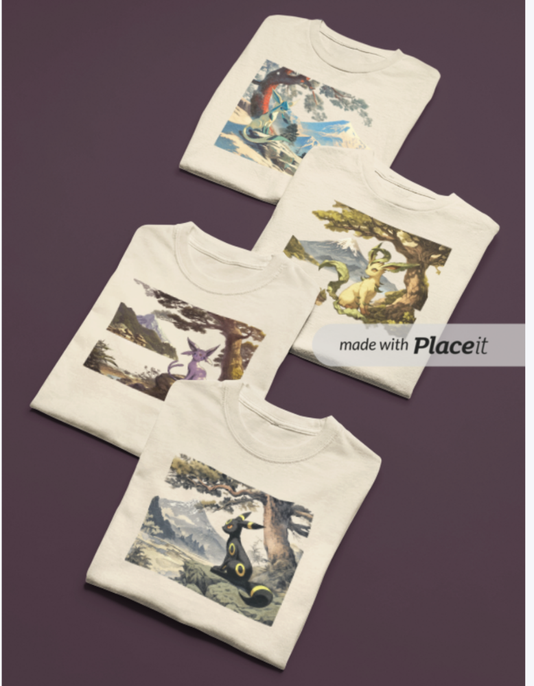Japanese Eeveelution Collection T-Shirt