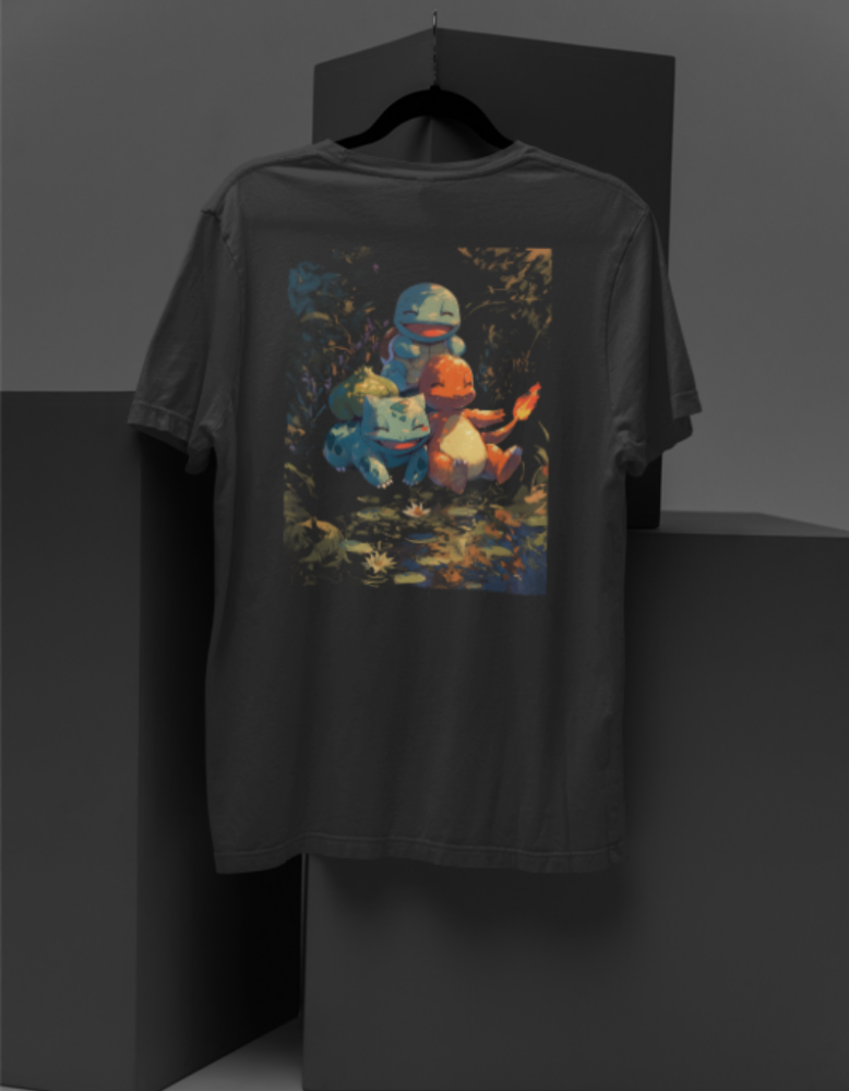 Kanto Starters Graphic T-Shirt