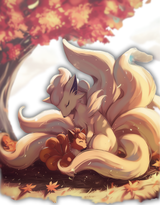 Ninetales & Vulpix Graphic T-Shirt