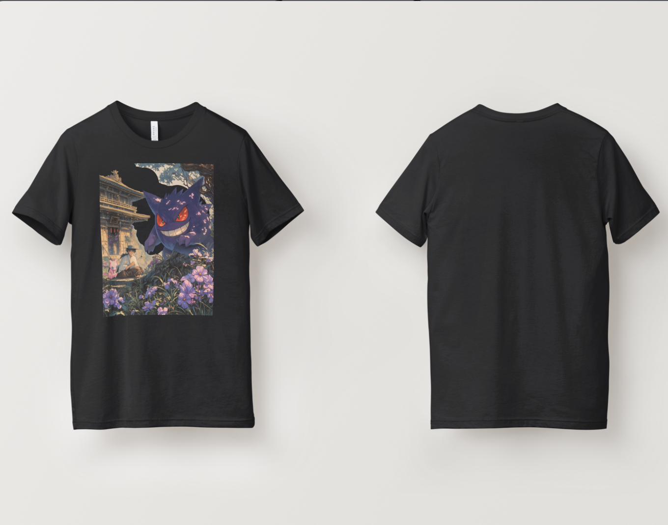 Gengar & Mew Graphic T-Shirt