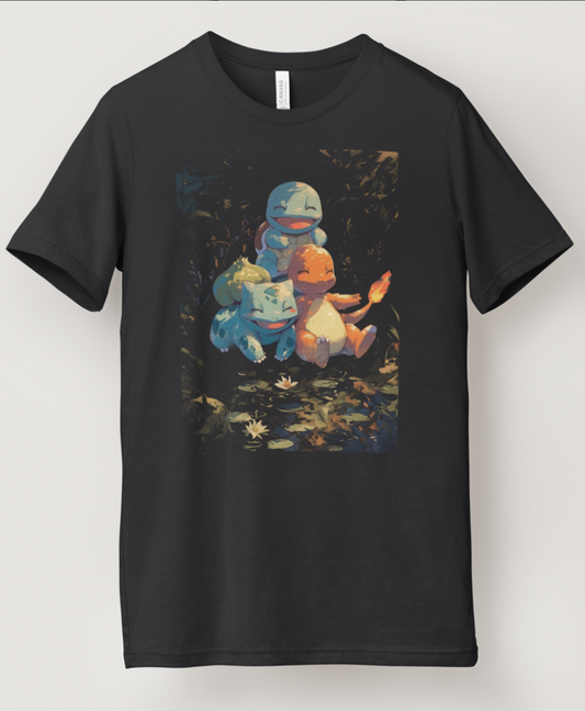 Kanto Starters Graphic T-Shirt