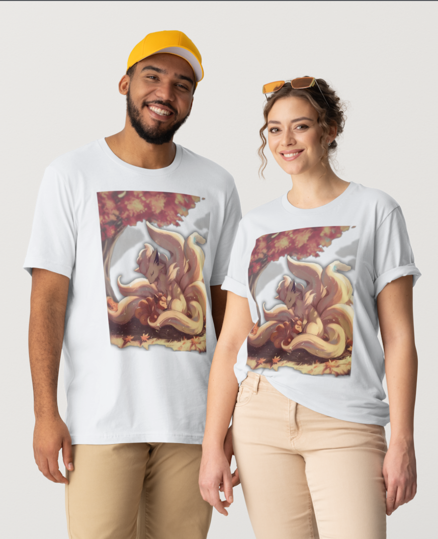 Ninetales & Vulpix Graphic T-Shirt